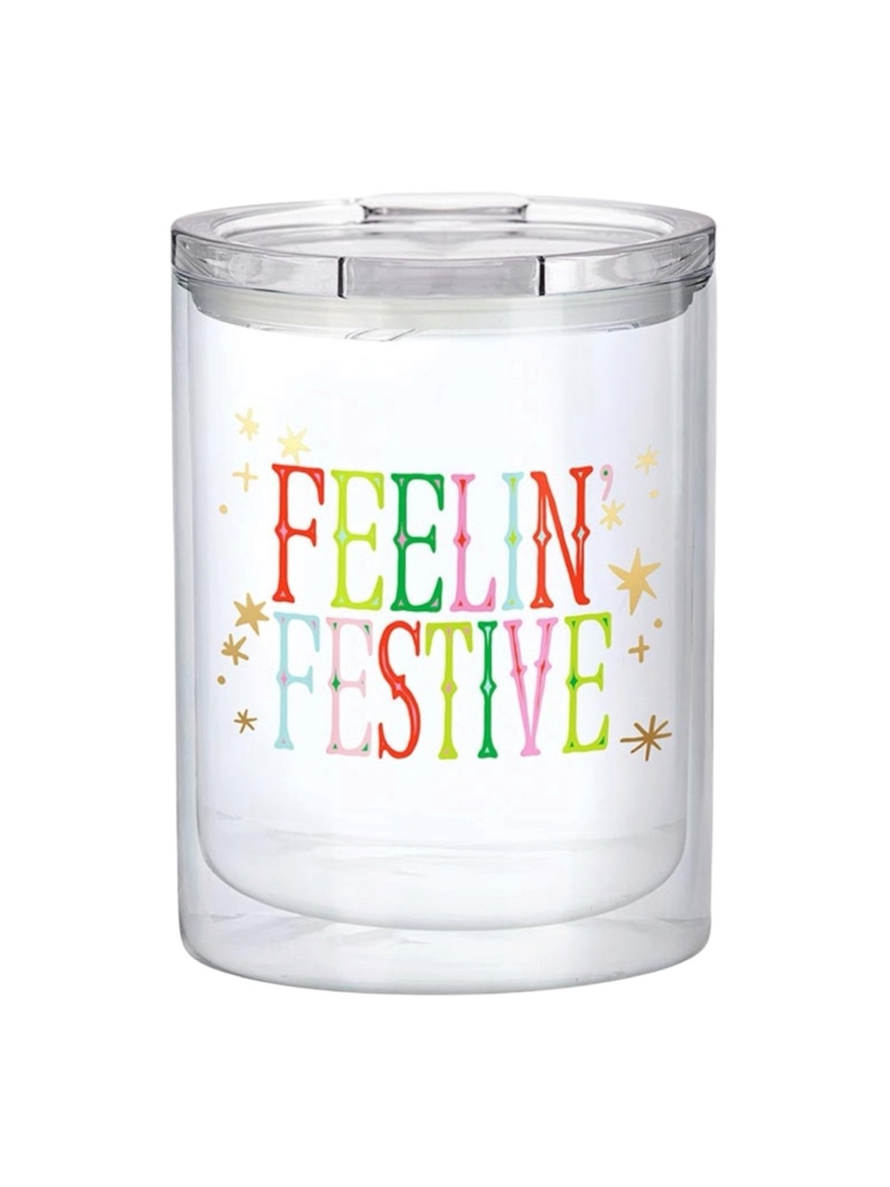 Slant Collection New Feeling Festive Double Walled Tumbler 12 Oz.
